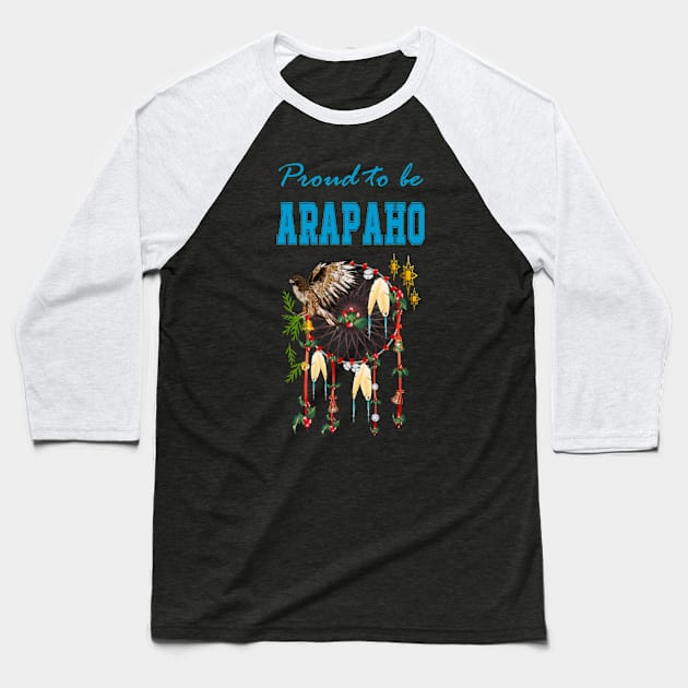 Native American Arapaho  Eagle Baseball T-Shirt by Jaya Moore